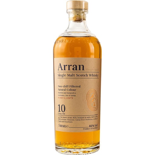 [30835] WHISKY DE MALTA ARRAN 10 YO 700 ML