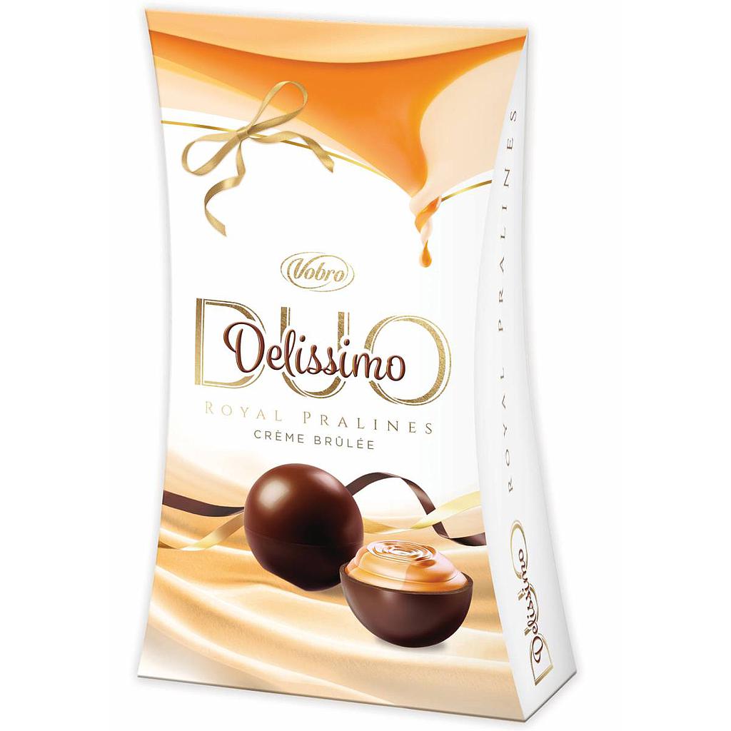 BOMBONERA DELISSIMO CREME BRULE 105 GRAMOS