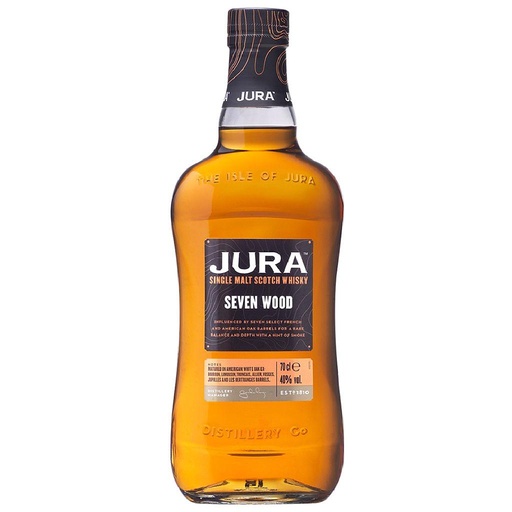 [30799] WHISKY DE MALTA JURA SEVEN WOOD 700 ML