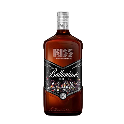[32423] WHISKY ESCOCES BALLANTINES 1 LITRO EDICION LIMITADA KISS