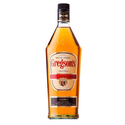 [1079] WHISKY GREGSONS CLASICO 970 ML