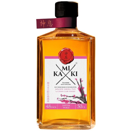 [31365] WHISKY JAPONES KAMIKI SAKURA WOOD 500 ML