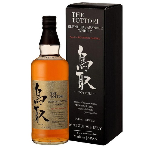 [31366] WHISKY JAPONES TOTTORI BOURBON BARREL 700 ML