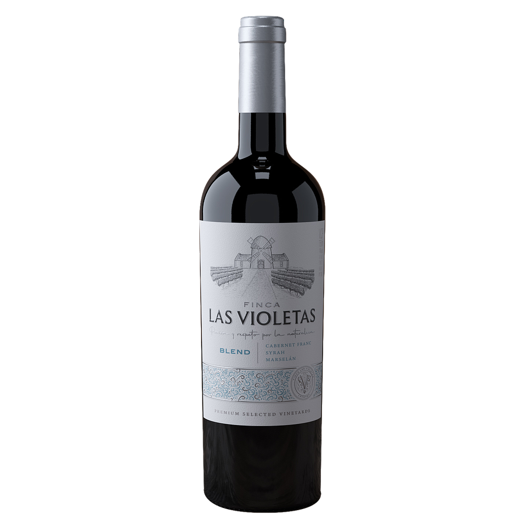 VINO FINCA LAS VIOLETAS TINTO BLEND CABERNET FRANC SYRAH MARSELAN 750 ML