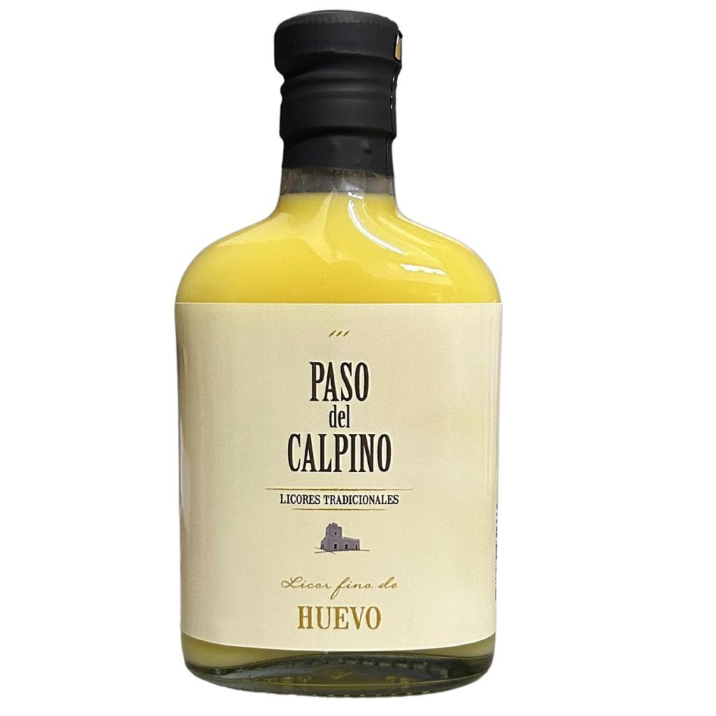 LICOR PASO DEL CALPINO HUEVO PETACA 200 ML