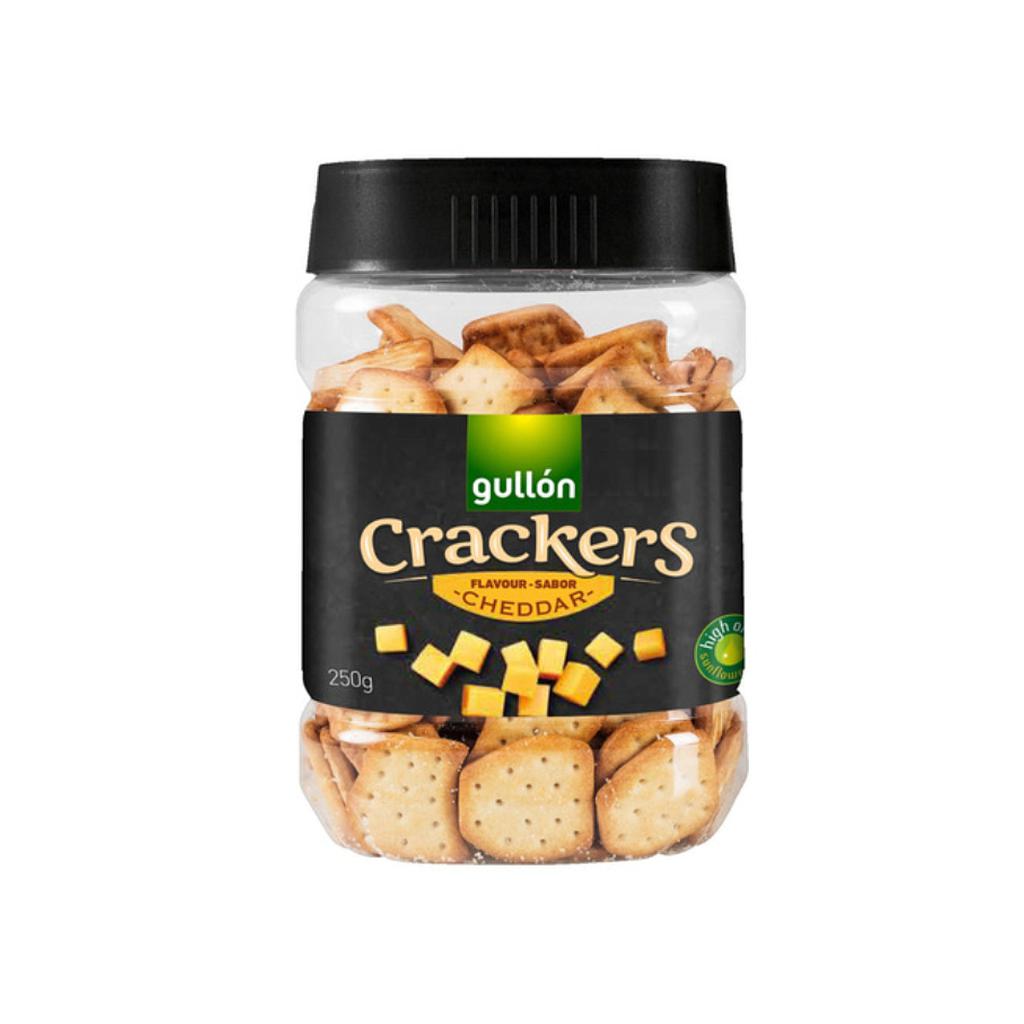 GALLETA GULLON CRACKER CHEDDAR 250 GRAMOS