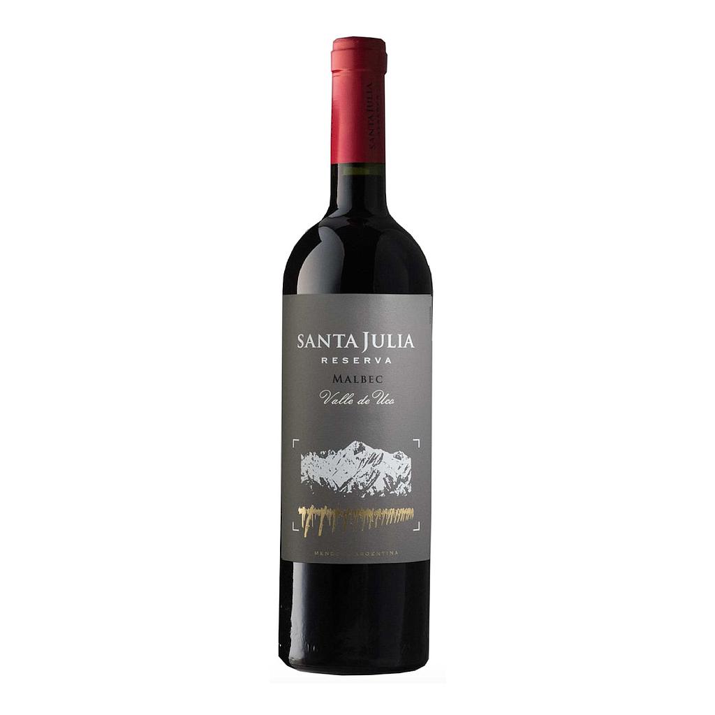 VINO SANTA JULIA RESERVA MALBEC 750 ML