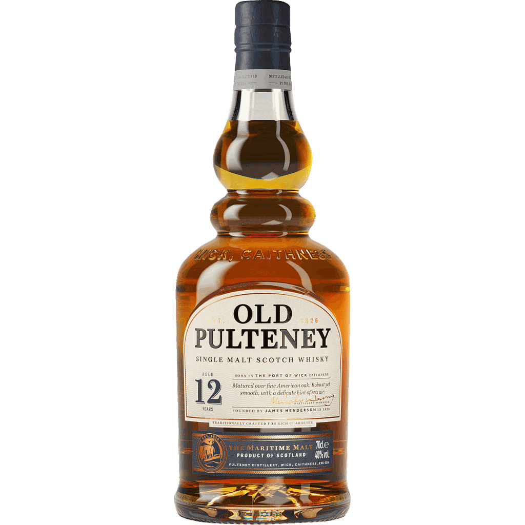 WHISKY DE MALTA ESCOCES OLD PULTENEY 12 AÑOS 700 ML