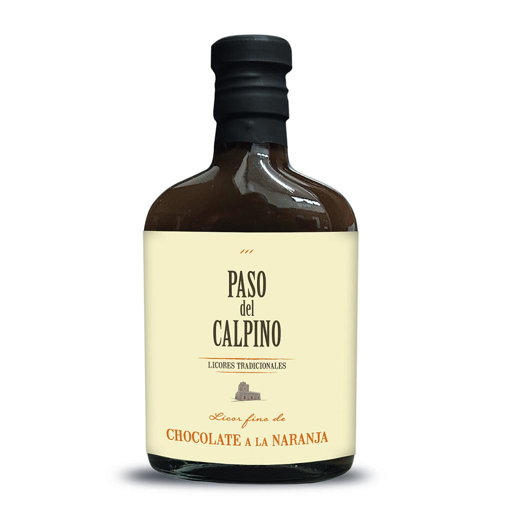 LICOR PASO DEL CALPINO CHOCOLATE A LA NARANJA PETACA 200 ML