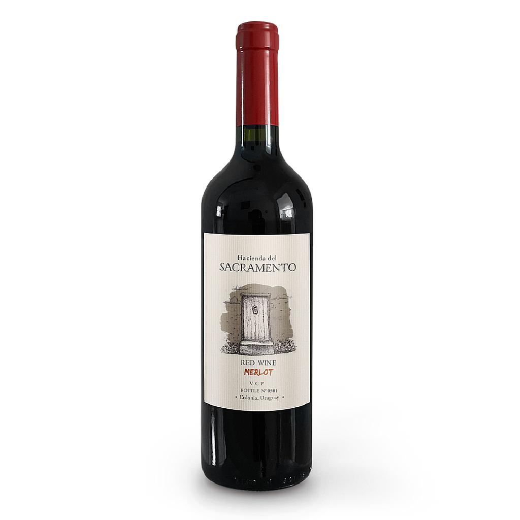 VINO HACIENDA DEL SACRAMENTO MERLOT 750 ML