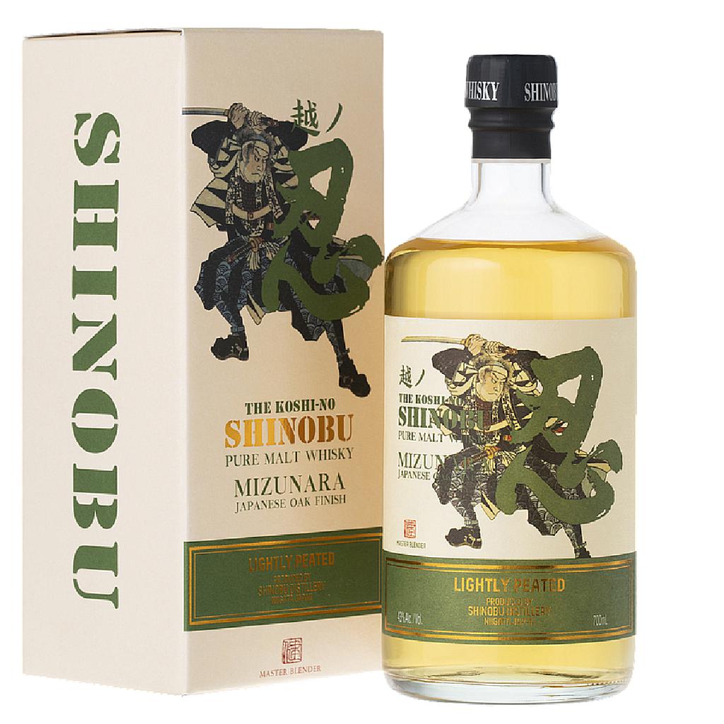 WHISKY JAPONES LIGHTY PEATED SHINOBU 700 ML