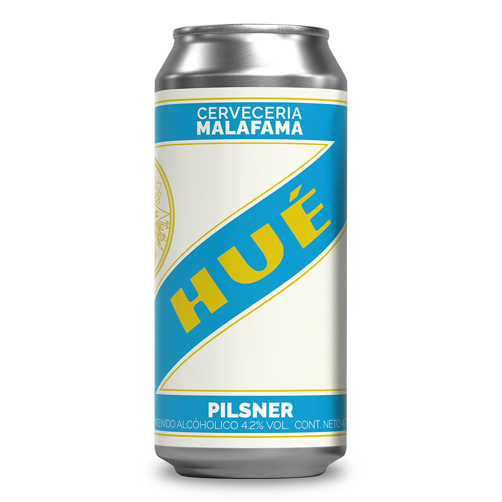 CERVEZA MALAFAMA HUE PILSENER 473 ML