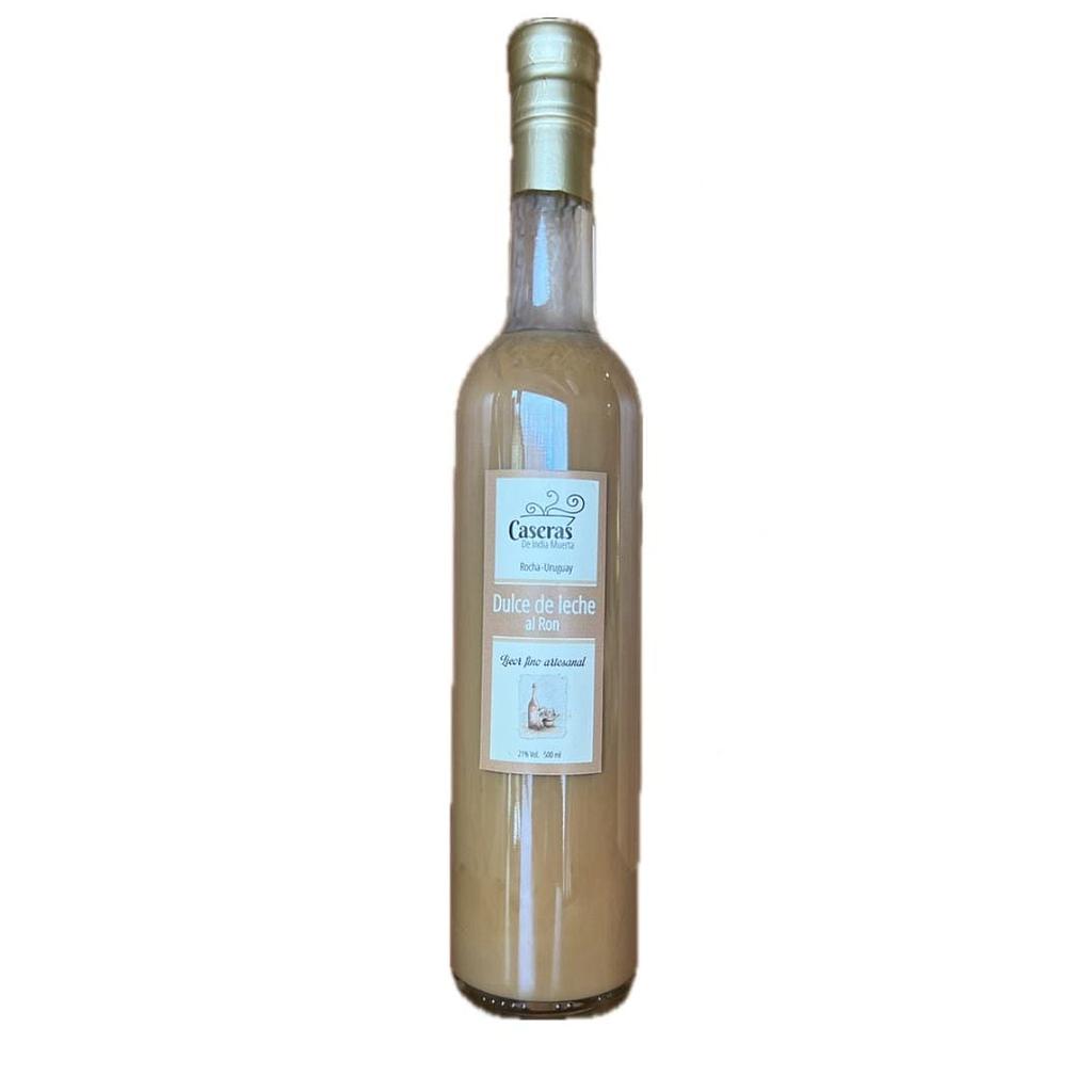 LICOR CASERAS DE INDIA MUERTA DULCE DE LECHE AL RON 500 ML