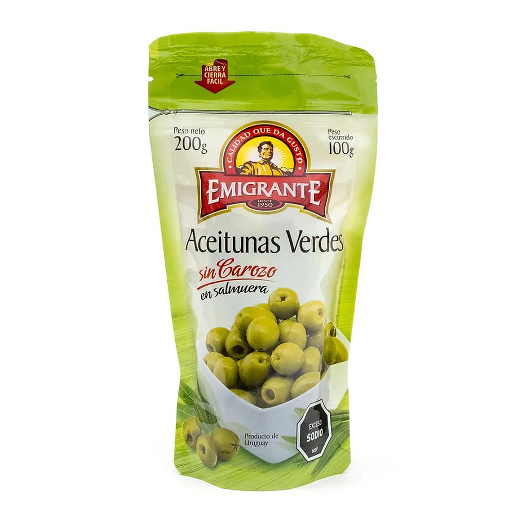 ACEITUNAS EL EMIGRANTE SIN CAROZO 100 GRAMOS