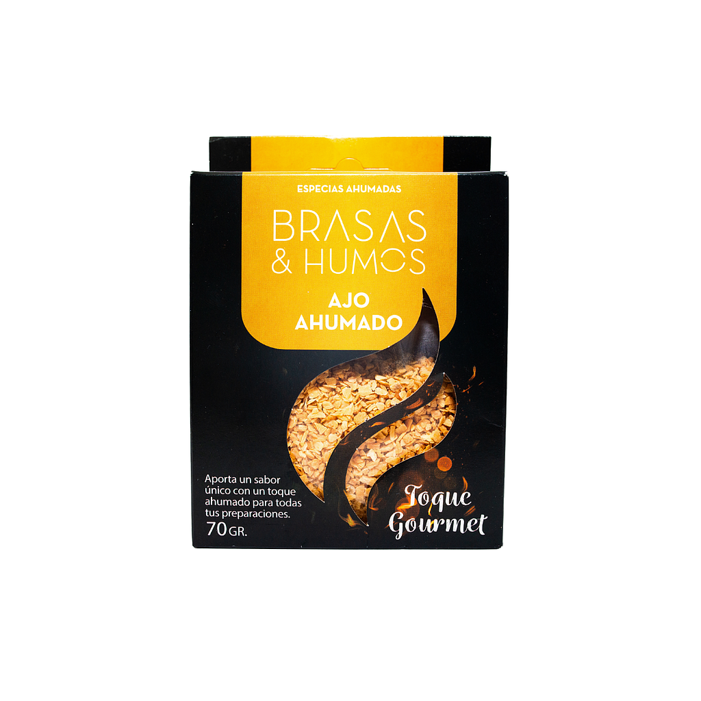 AJO EN ESCAMAS AHUMADO BRASAS & HUMOS 70 GR