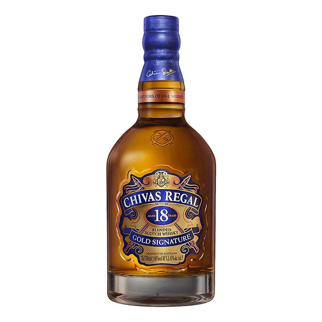 WHISKY ESCOCES CHIVAS REGAL 18 AÑOS 750 ML