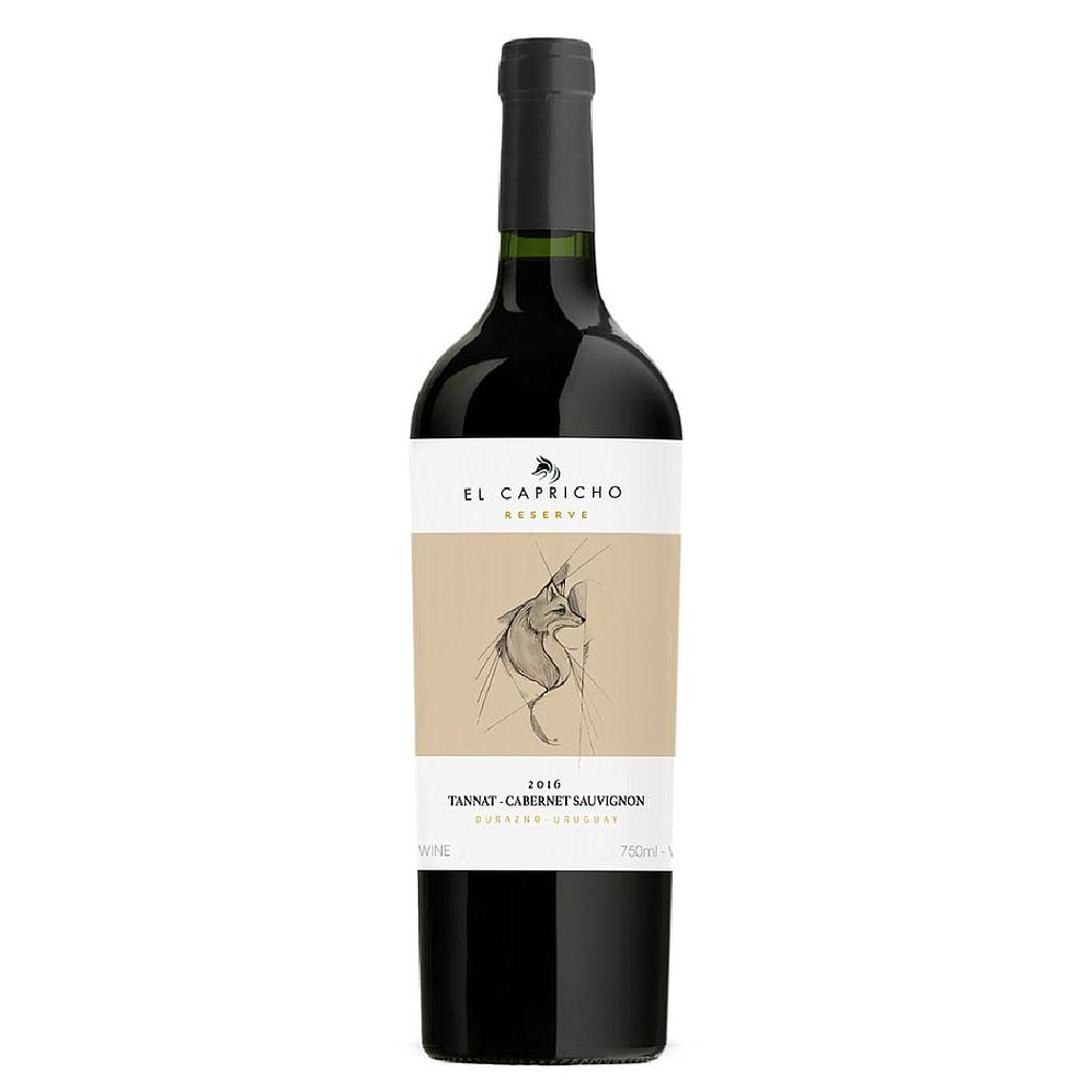 VINO EL CAPRICHO TANNAT CABERNET RESERVA 750 ML