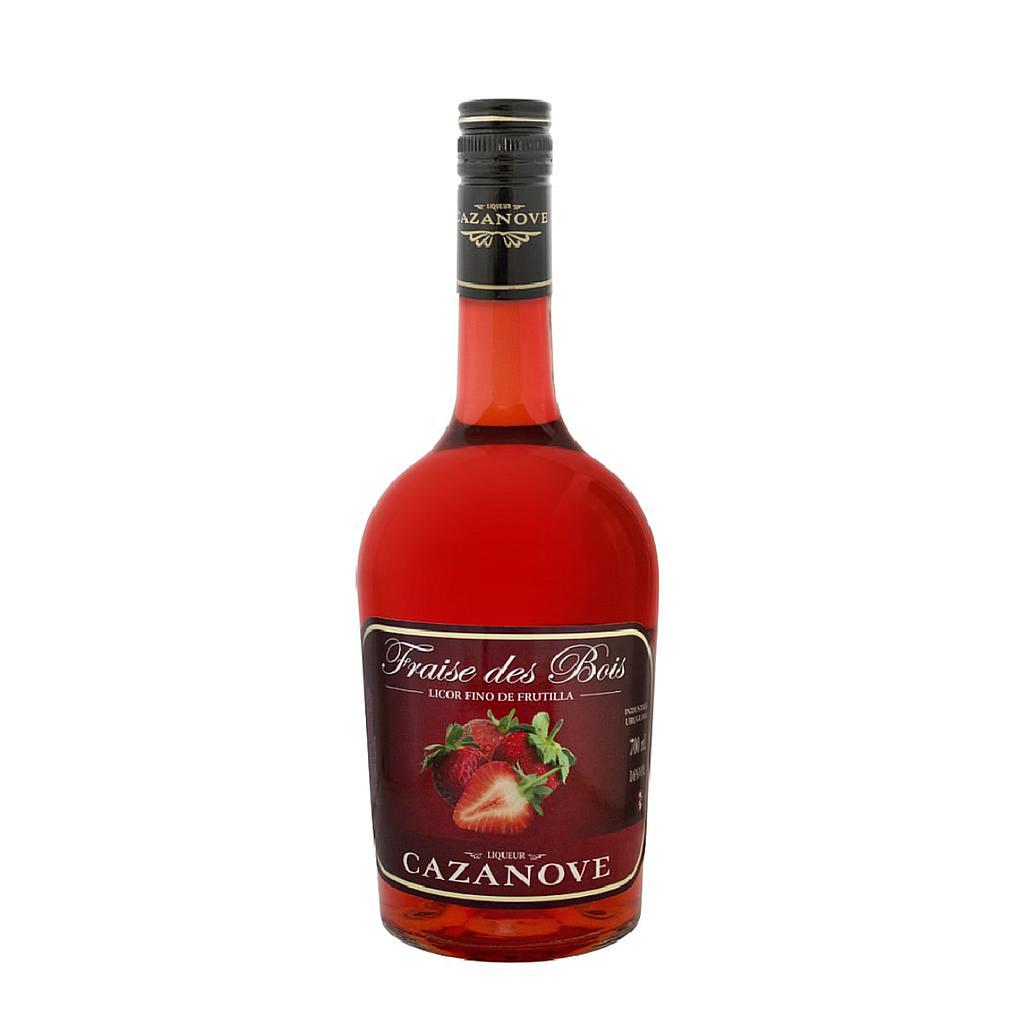 LICOR CAZANOVE FRUTILLA 700 ML