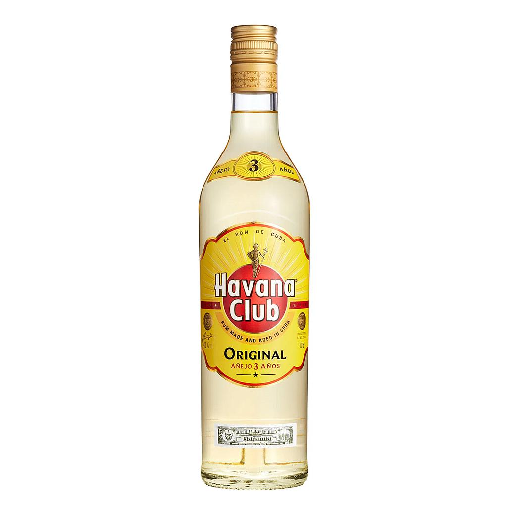 RON HAVANA CLUB AÑEJO BLANCO 3 AÑOS 700 ML