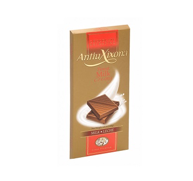 CHOCOLATE ANTIU XIXONA EXTRA FINO LECHE 100 GRAMOS