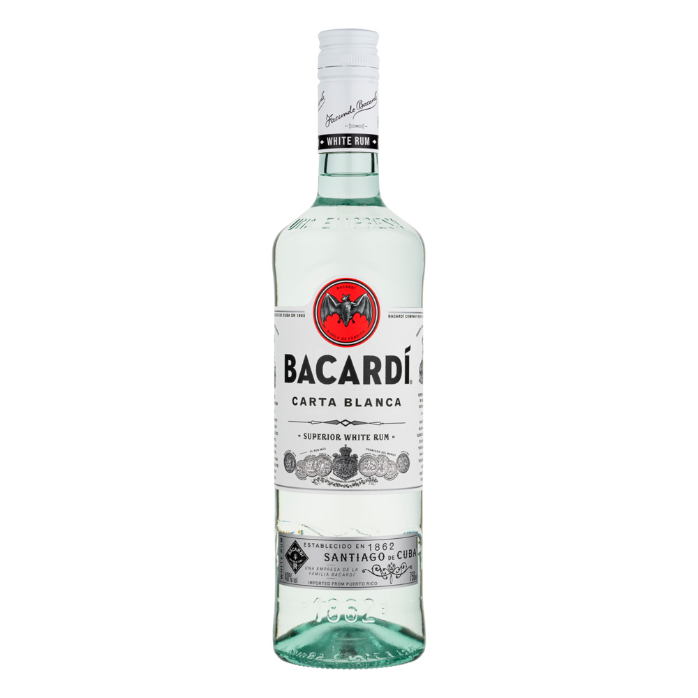 RON BACARDI CARTA BLANCA 750 ML