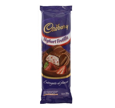 CHOCOLATE CADBURY YOGHURT FRUTILLA 162 GRAMOS