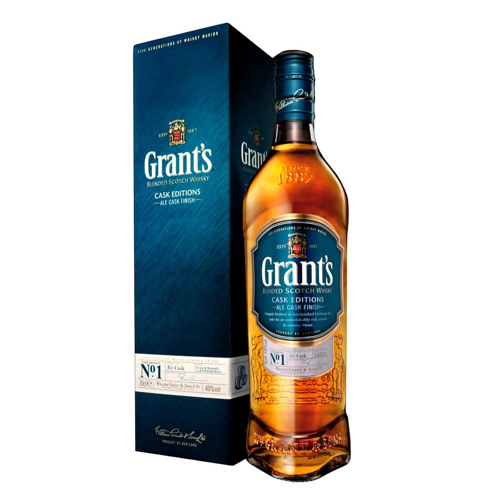 WHISKY ESCOCES GRANTS AZUL ALE CASK 750 ML