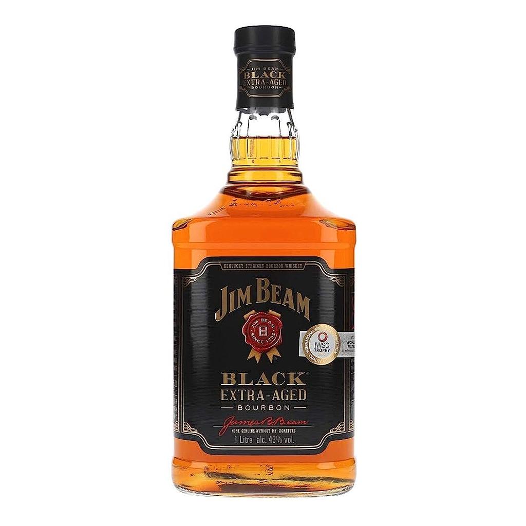 WHISKY AMERICANO JIM BEAM BLACK 1 LITRO