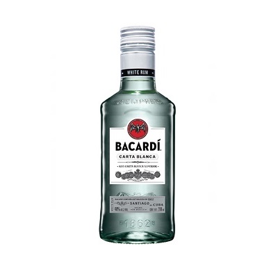 RON BACARDI CARTA BLANCA PETACA 200 ML