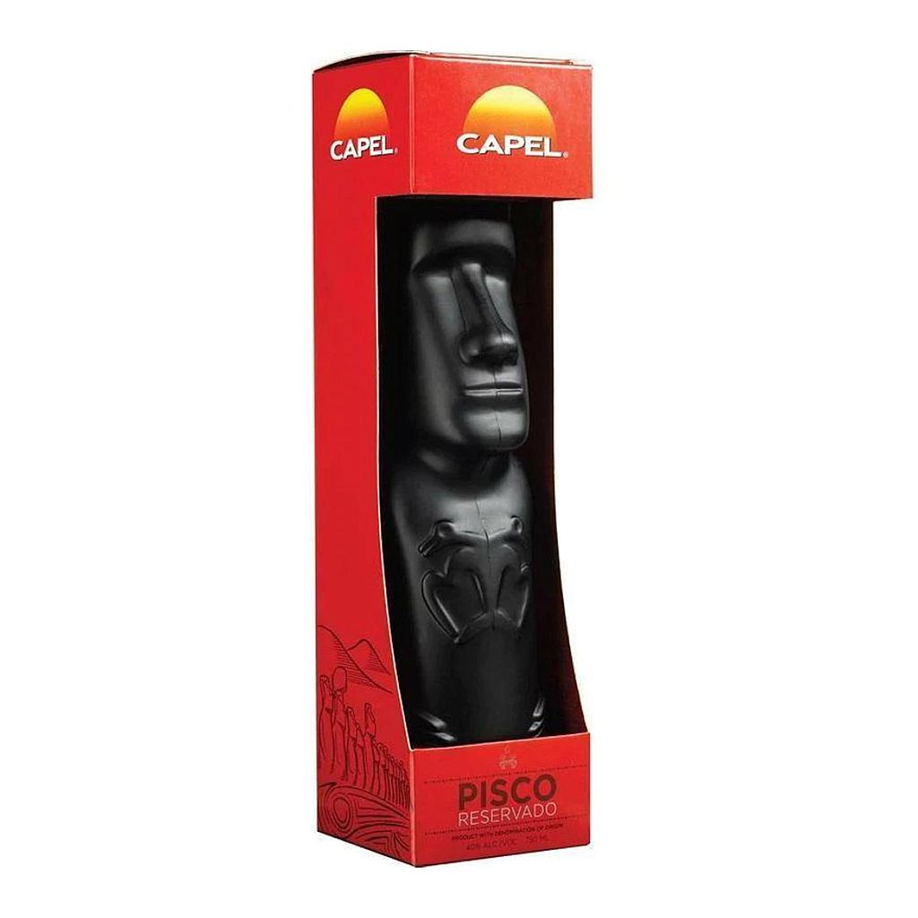 PISCO CAPEL MOAI RESERVADO 40 GRADOS 1 LITRO