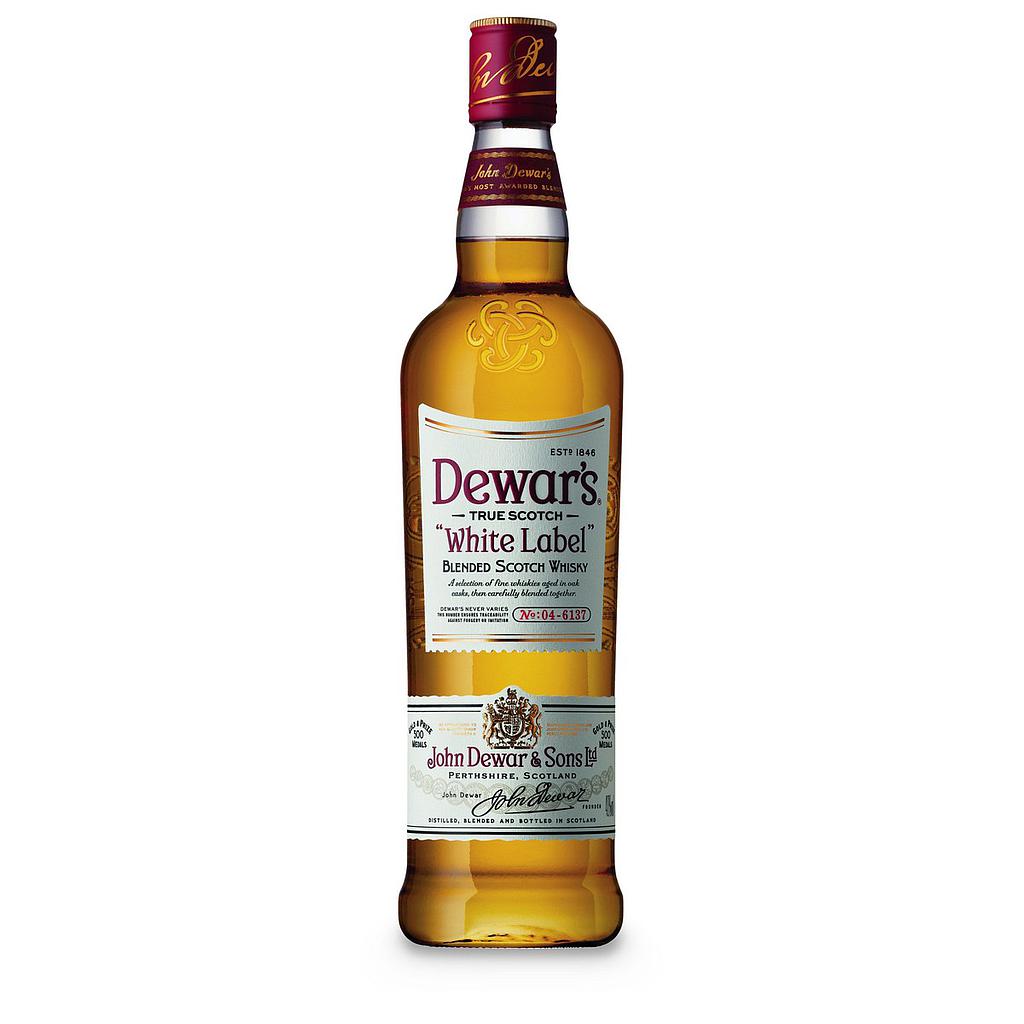 WHISKY ESCOCES DEWAR'S WHITE 1 LITRO