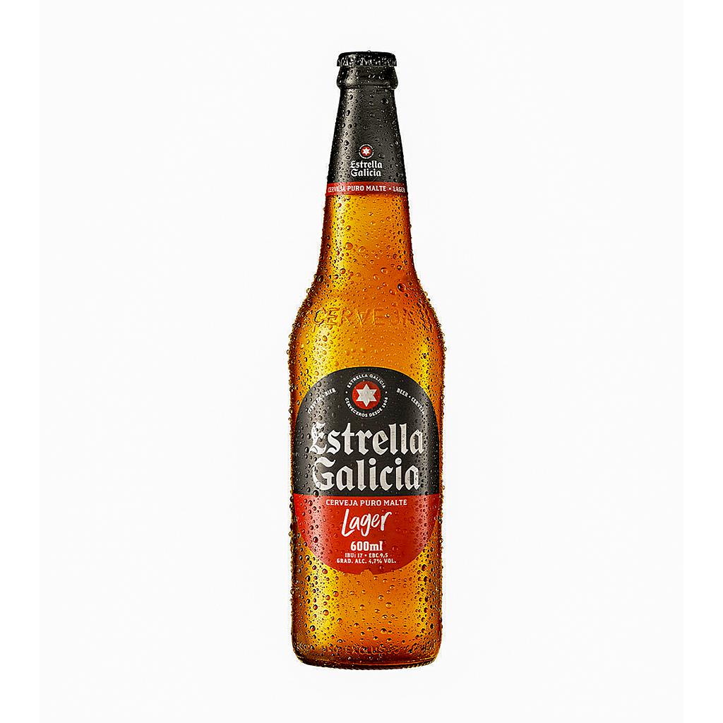 CERVEZA ESTRELLA GALICIA 600 ML BOTELLA