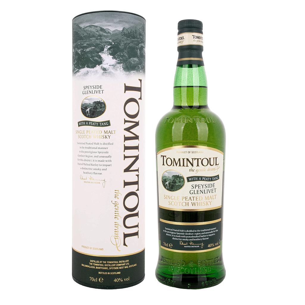 WHISKY DE MALTA ESCOCES TOMINTOUL PEATY TANG 700 ML