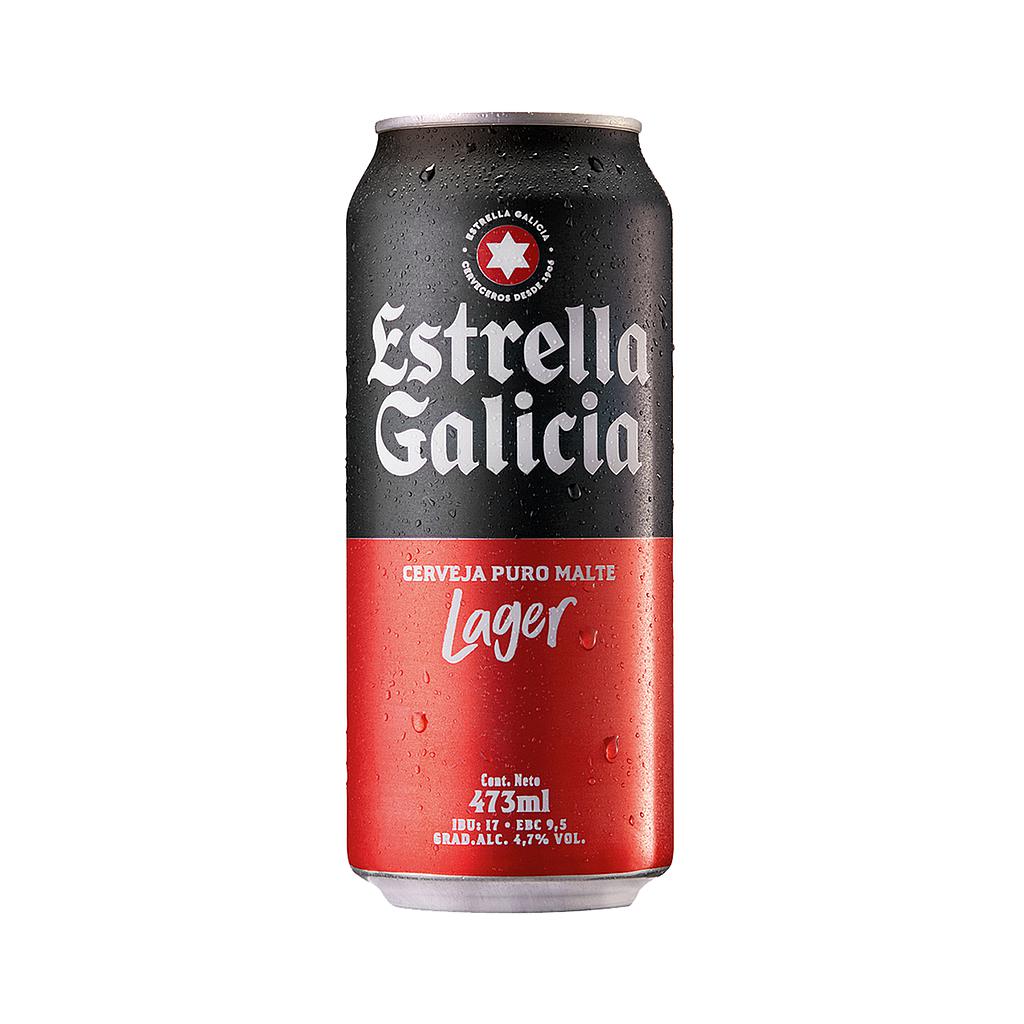 CERVEZA ESTRELLA GALICIA LATA 473 ML