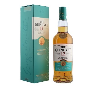 WHISKY DE MALTA THE GLENLIVET 12 AÑOS 750 ML