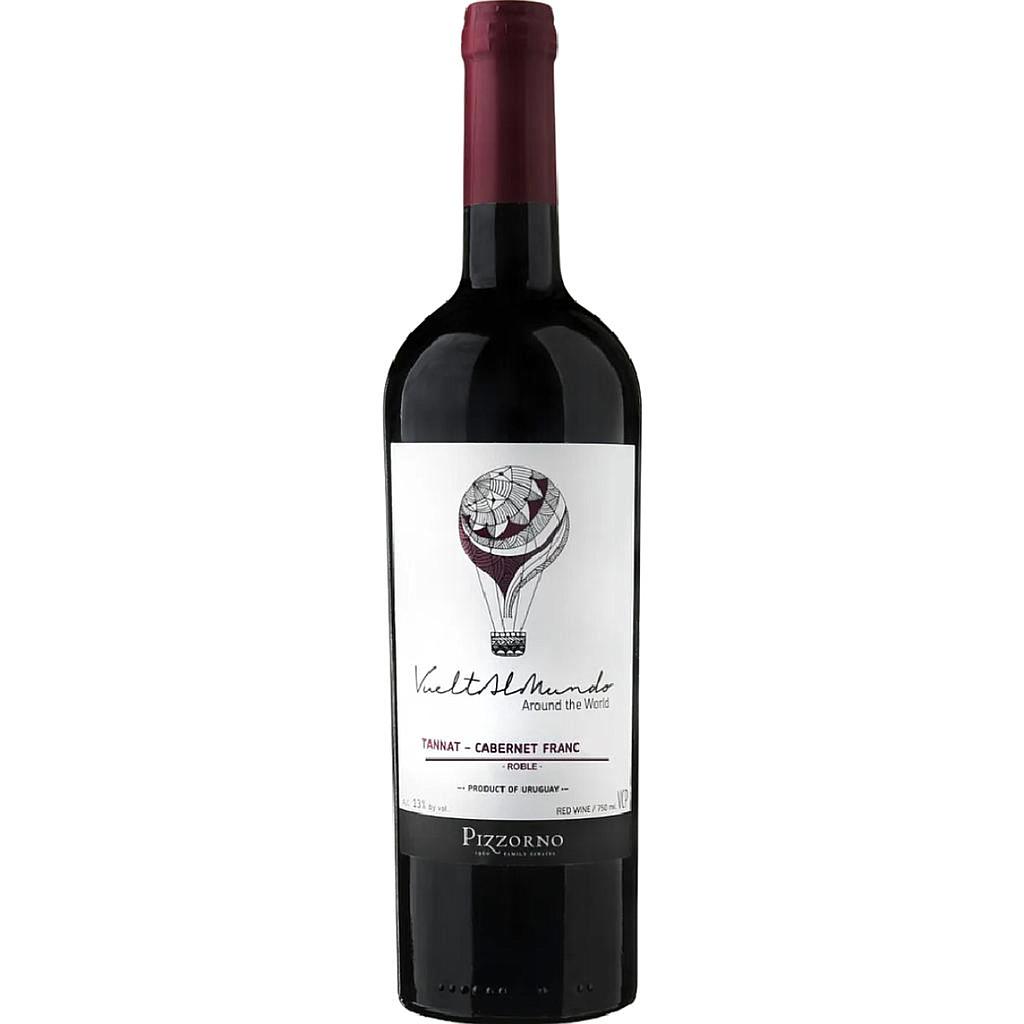 VINO VUELTA AL MUNDO TANNAT CAB FRANC ROBLE 750 ML