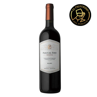 VINO PASCUAL TOSO RESERVA MALBEC 750 ML